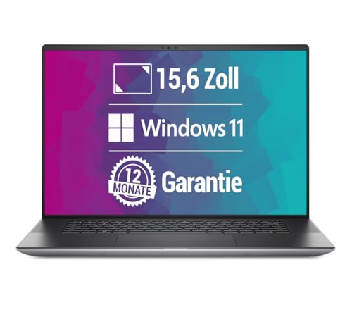 Dell Precision 5680 16 Zoll Full HD Laptop Intel Core i7-13800H@ bis zu 5,2 GHz 16 GB 512 GB SSD mit Windows 11 & GRATIS Antiviren-Software HDMI inkl. 12 Monate Garantie (Generalüberholt)
