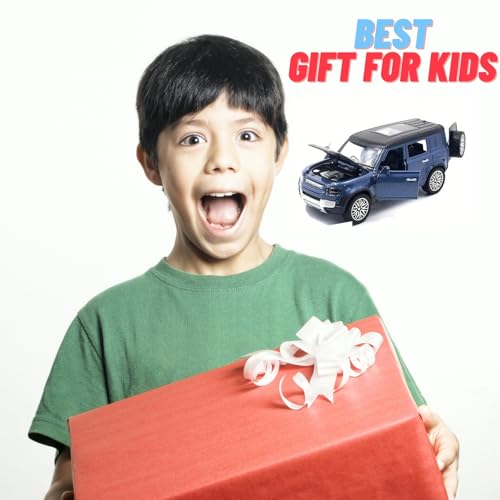 Image of Diecast Defender Small Toy Car with Openable Doors, Bonnet & Boot Pull Back Action for Kids Alloy Metal Diecast Model (Multi Color - Color as per Availability)