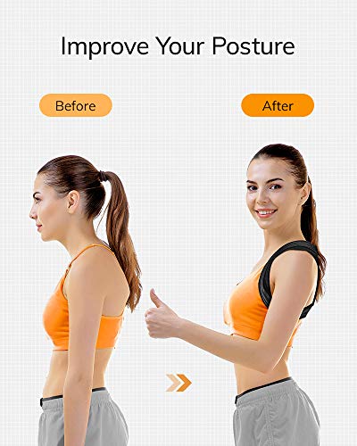 Product Image 4: AEVO Compact Posture Corrector for Men and Women, Adjustable Upper Back Brace for Clavicle Support, Neck, Shoulder, and Back Pain Relief, Invisible Comfortable Back Straightener, L