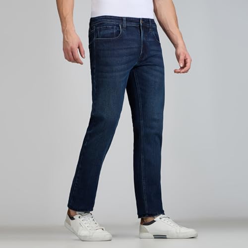 Image of Pepe Jeans Men's Jeans | Straight Fit | Mid Rise | Stretchable