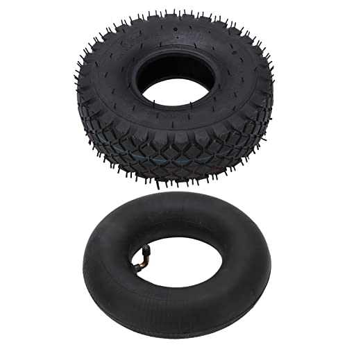 Scooter Tubo de neumático Conjunto de neumáticos en espesas Tubo Interno de neumáticos con válvula doblada para Triciclo eléctrico Triciclo césped Carro de Plataforma Plana