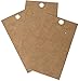 800 Pack Earring Cards - Brown Cards for Earring Display - Hanging Earrings - 2 x 3.5 Inches - Brown (Bulk Pack of 800)