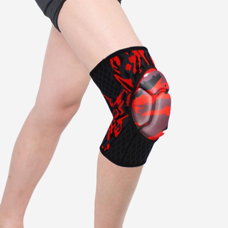Exercise, protection Meniscus Sports Knee Pads Silicone Shock-absorbing Patella Knee Pad Support Strips Adjustable for Fitness, cycling, running, playing football(Gray)