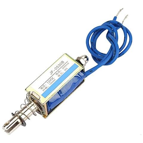 Hilitand Electroimán Push-Pull CC 6/12/24V 300mA 5N 10mm Cover