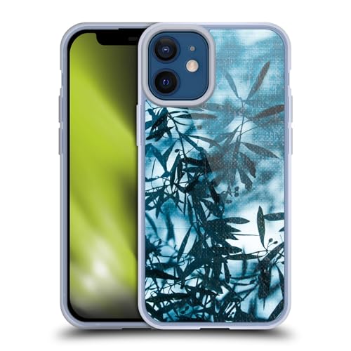 Head Case Designs Officially Licensed PLdesign Olive Tree Silhouette Flowers And Leaves Gel Case [Military Grade Protection] Compatible with Apple iPhone 12 Mini and Compatible with MagSafe
