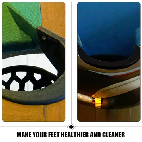 Forro de bolsillo de plástico negro para mesa de billar, pack protector de 12 piezas 5