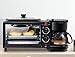 Tostapane automatico 3 In 1 Macchina Per La Colazione Elettrica Macchina Per Caffè Multifunzione Padella Mini Forno Pane Per La Casa Forno Per Pizza