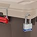 IRIS USA SIA-760D Store-It-All WEATHERTIGHT Totes, 82 Quart, Brown/Beige/Red (250183)