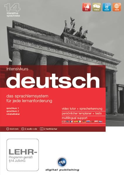 Intensivkurs Deutsch: Der Deutschkurs für Anfänger, Wiedereinsteiger und Fortgeschrittene (Interaktive Sprachreise)