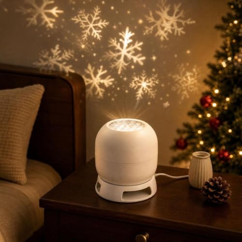 Christmas Projector Lights with Snowflakes, Rotating Christmas Night Light - image 1