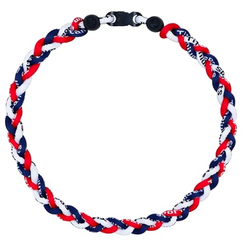 SUPBOMM Baseball Rope Necklaces League Team Colors Braided Necklace Baseball Team Gifts Angels