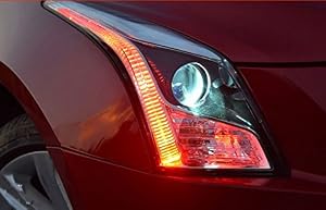 GOWE Car Styling for Cadillac ATS Headlights 2014-2016 ATS LED Headlight DRL Bi Xenon Lens High Low Beam Parking Fog Lamp Color Temperature:4300k;Wattage:35w