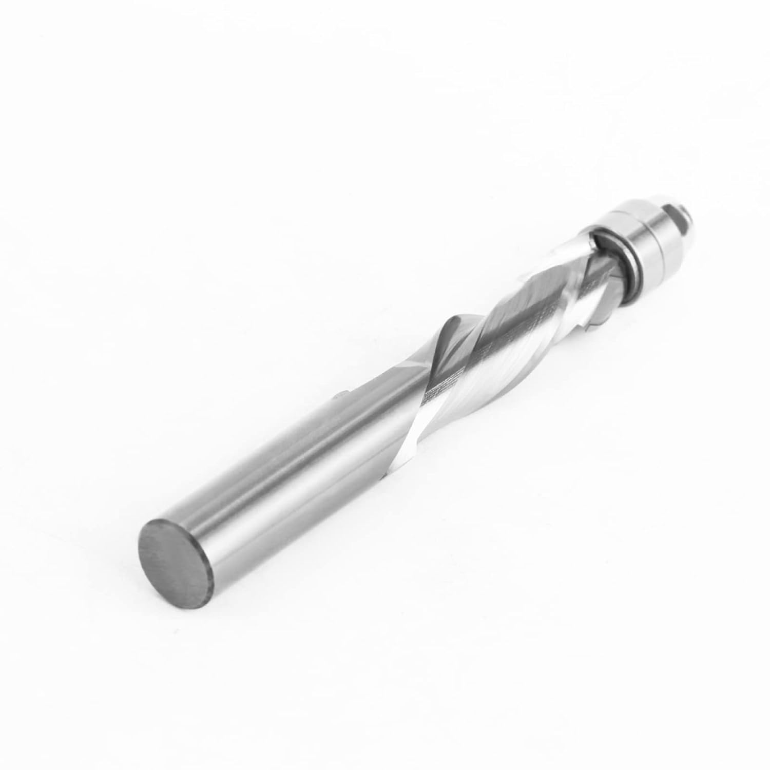 1pc 1/2" Shank Flush Trim Solid Carbide Spiral top Bearing CNC Router Bit Compression-Cut end Mill bit face Wood milling Cutter