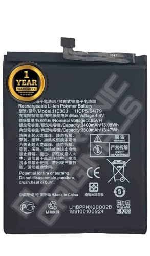 Image of HE363 Battery for Nokia 8.1 X7 3.1 Plus TA-1119 TA-1128 TA-1099 TA-1113 TA-1115 TA-1131 TA-1121 TA-1225 TA-1125 TA-1113 TA-1117 Battery with 1 Year Warranty ****(X160)