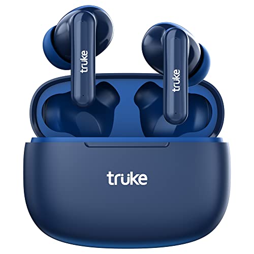 Truke Air Buds Lite True Wireless In Ear Earbuds With 10H Single Charge Playtime, Gaming Mode, ENC, AAC Codec, Bluetooth 5.1, IPX4 (Blue) For Rs. 799 @ 73 %