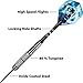 Fat Cat Predator 80% Tungsten Steel Tip Darts with Storage/Travel Case, 23 Grams