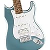 Squier Affinity Strat HSS IBM Ice Blue Metallic Electric Guitar #3