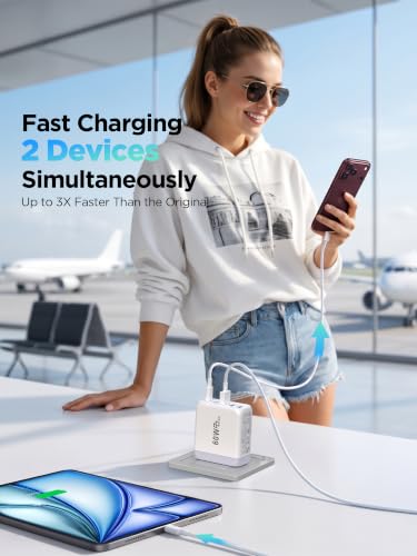 EIZLXQ 60W 5-Port Type C Charger Fast Charging Blocks - image 4