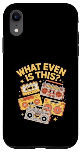 What even Is This Funny Retro 90s �J�Z�b�g���W�J�Z �X�}�z�P�[�X iPhone XR �p