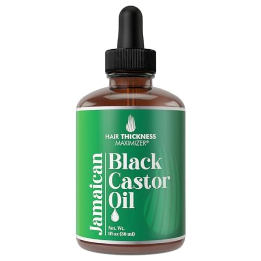 Jamaican Black Castor Oil For Hair Growth. Vegan Hair Growth Serum and Lash Serum For Hair Thickening, Moisturizing + Eyelash. Scalp Treatment For Women, Men with Dry, Frizzy, Weak Hair, Hair Loss 1oz