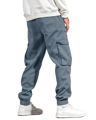 Image of Noble Monk Men's Cargo Pant | Drawstring | Solid Cargo | Multi Pockets Trackpant