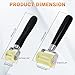 AICARS Car Sound Deadening Roller, Rubber Seam Roller Hand Roller Tool for Car, Wallpaper, Tape and Carpet- 2 Pack