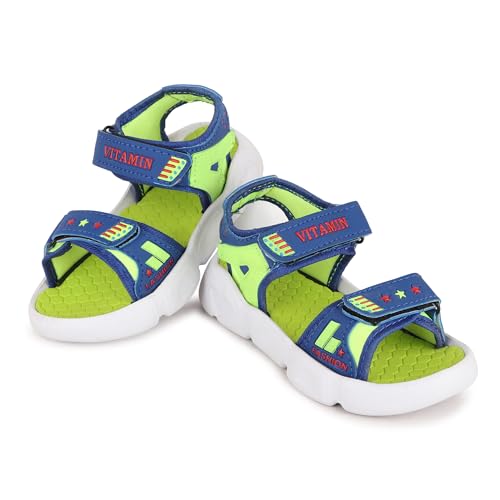 Image of Soft EVA Sole Stylish Sandals for Kids with Adjustable Back Strap |Comfortable and Light Weight, Anti Skid and Waterproof | For Everyday use for Boys and Girls