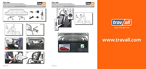 Travall Guard Compatible with Volkswagen Golf Wagon Without Sunroof (2007-2013) Jetta SportWagen (2005-2015) TDG1094 - Rattle-Free Steel Pet Barrier - Thumbnail 3