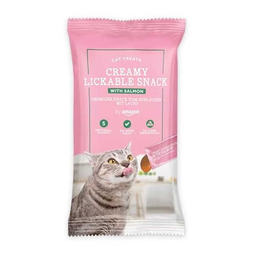 Katzenleckerlis mit Lachs in praktischer Packung