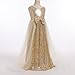 EULIMENE Dresses for Girls 5-6 Years Old Sequin Princess Birthday Dress Tulle Graduation Formal Pageant Dresses Wedding Party Dress for Girls Champagne