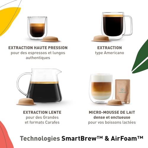 Krups - Nescafé Dolce Gusto NEO Latté Machine à café + 24 dosettes - Blanc | Cafetière expresso à technologie brevetée SmartBrew - Extraction 3 en 1 - Connectée - Compatible dosettes compostables - Image 3