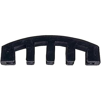GEWA Mute Violin 4/4 - Rubber - Extremely Dampens the Tone - Black