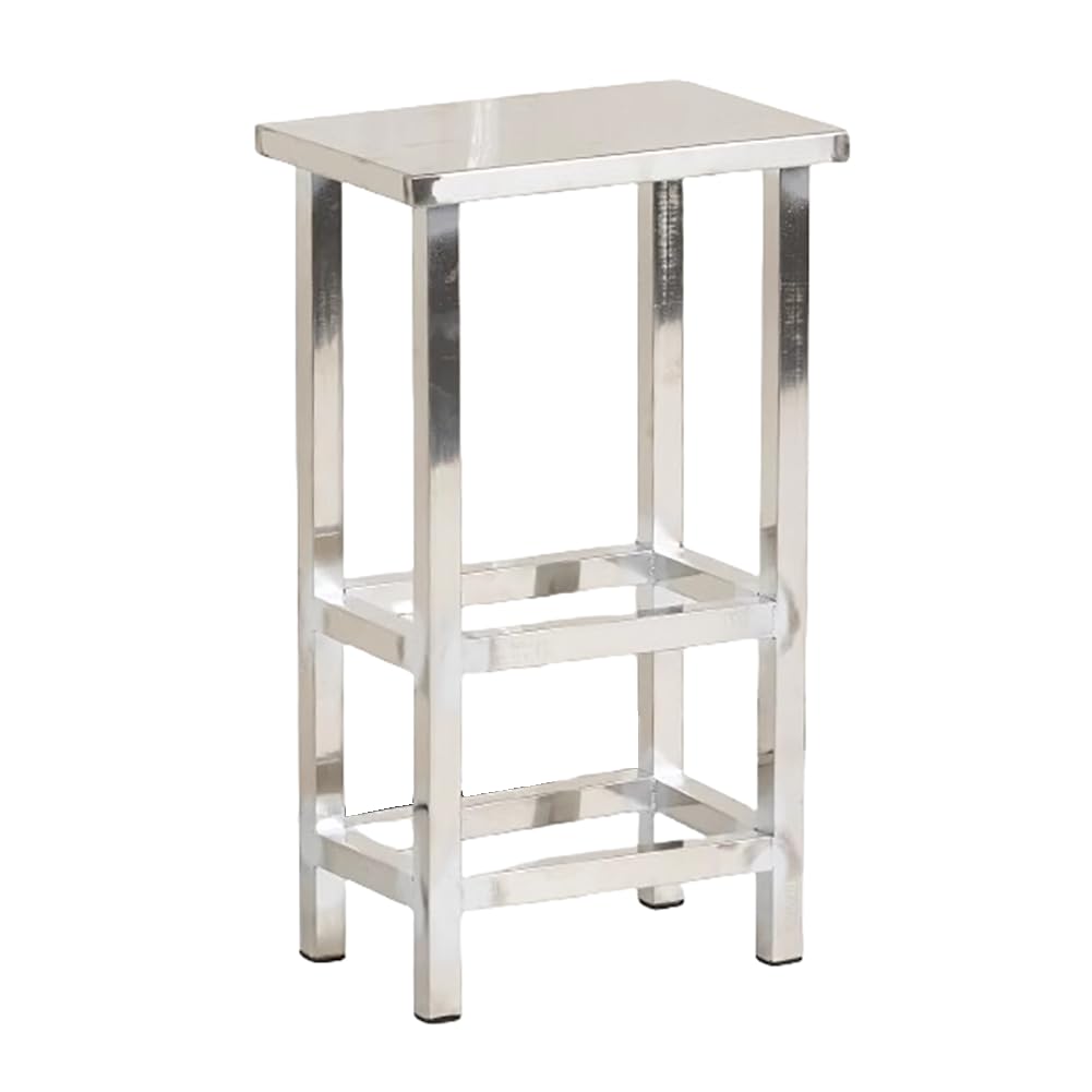 Sedia da doccia in acciaio inox, antiscivolo, per anziani e disabili, multifunzione, altezza regolabile 60 cm, sgabello da doccia sicuro e robusto
