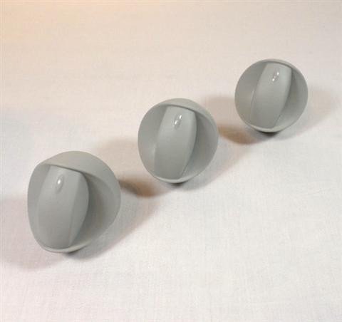 BBQ Grill 3 Piece Set Control Knobs 2-1/4