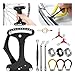 SWTHM 12Pcs/pk Bicycle Spoke Tension Meter Wrench Repair Tool Set, Bike Spoke Adjustment Bicycle Wrench Aluminium Alloy Wheel Repair Tool with Valve Wrench/Tire Lever/Hex/Socket Wrench/Spoke Wrench