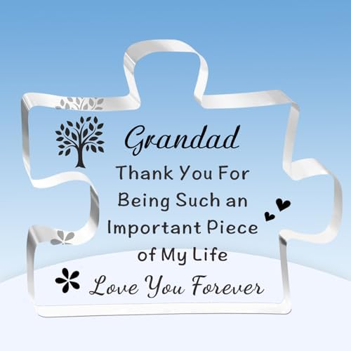 Puzzle Acrilico Per Nonno - Regalo Sentimentale Da Nipote - JMIMO - 4