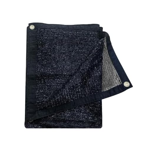 55% Shade Cloth Tarp with Grommets, 6.5x10ft