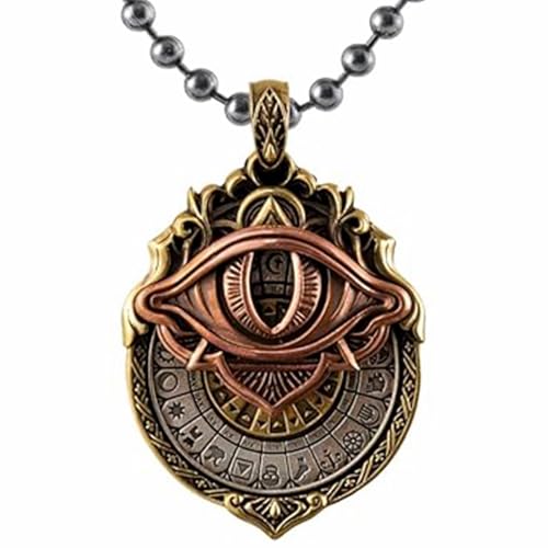 Handmade Tarot Visual Pendants, Rotatable Symbol Pendants, Mysterious Divination Ornaments, Spiritual Guidance, Insight Into Fate, Smooth Rotation, Good Luck Again And Again (Necklace style)