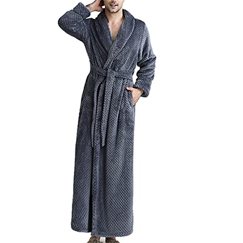 Peignoir hiver loisirs haut de gamme en molleton doux pour homme élégant à domicile
