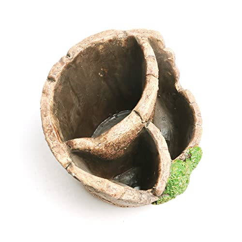 Moonzon Succulent Plant Pots, 5.3" Succulent Plant Cactus Creative Pots, Home, Office And Garden Pots Decoration, Exquisite Valentine's Day, Christmas, Birthday Gifts (Small Tree Fence - Yellow) #TOP4