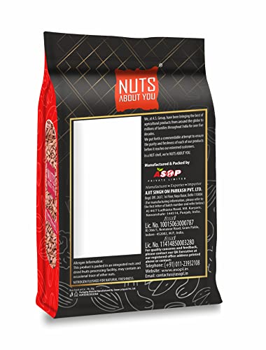 Image of Nuts About You FLAX Seeds, 1 kg (1000 g Pack of 1) | Alsi | Raw | Premium | 100% Natural| Diet