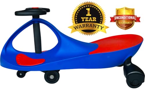 Image of Kids Swing Panda Car (Blue /Black)