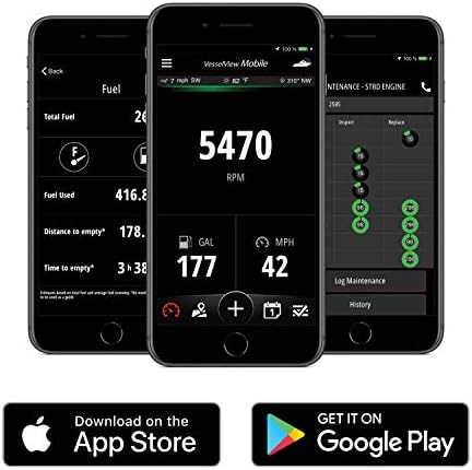 VesselView Mobile - Connected Boat Engine System for iOS and Android Devices