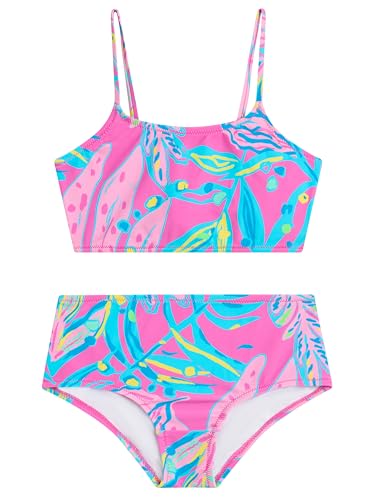 Image of Kanu Surf Girls' Tammy Beach Sport Square Sun Bikini 2-piece Swimsuit