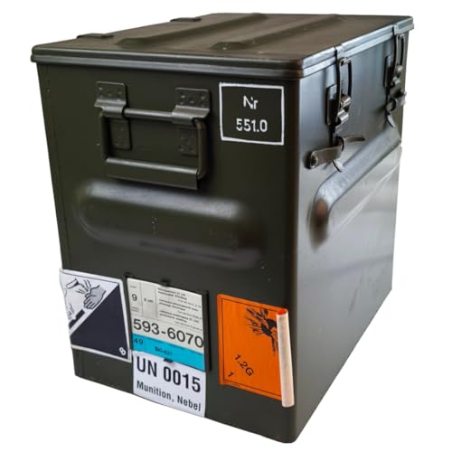 Generisch Original Schweizer Armee Munitionskiste Nebelpatrone 51