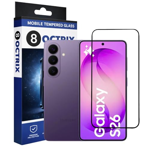 Image of Premium Tempered Glass Screen Protector for Samsung S26 | Transparent | Pack of 1 | Full Screen Coverage with Installation Kit