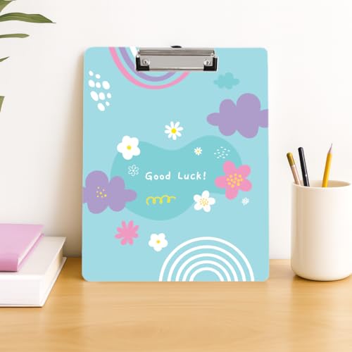 Image of Clipboard Drawing, Writing, Exam Board with Clip (Size - 24x36 cm) Sturdy, Lightweight for Office, School, College (Pink)