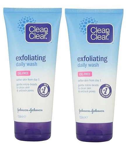 Limpiador exfoliante Clean & Clear para uso diario, de 150 ml (2 unidades)