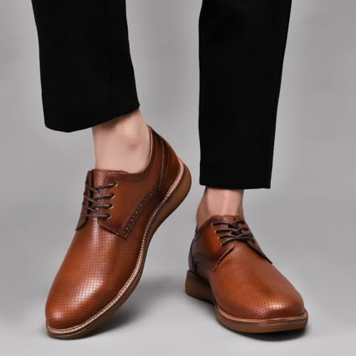 Image of Men's Leather Sandals, Comfortable Open-Toe Outdoor Beach Shoes