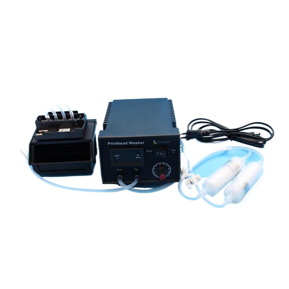 DTF Kit di pulizia della testina di stampa Rondella Strumento di sblocco compatibile con i materiali di consumo della stampante L1800 L805 1390 XP600 DX6 I3200